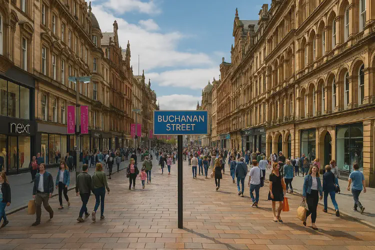 Shopping on Buchanan Street