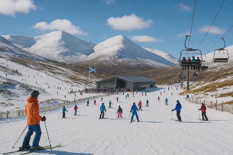 Skiing in the Highlands