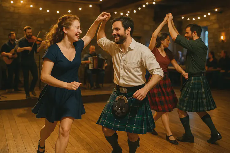 Traditional Scottish music and ceilidhs