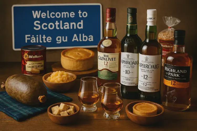 Whisky and food gifts